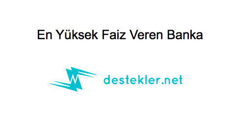 32 Gunluk En Yuksek Faiz Veren Banka Hangisi Bankalarin Mevduat Faiz Oranlari 2019 Ile Faiz Getirisi